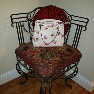 Coach Field Floral Print Satchel